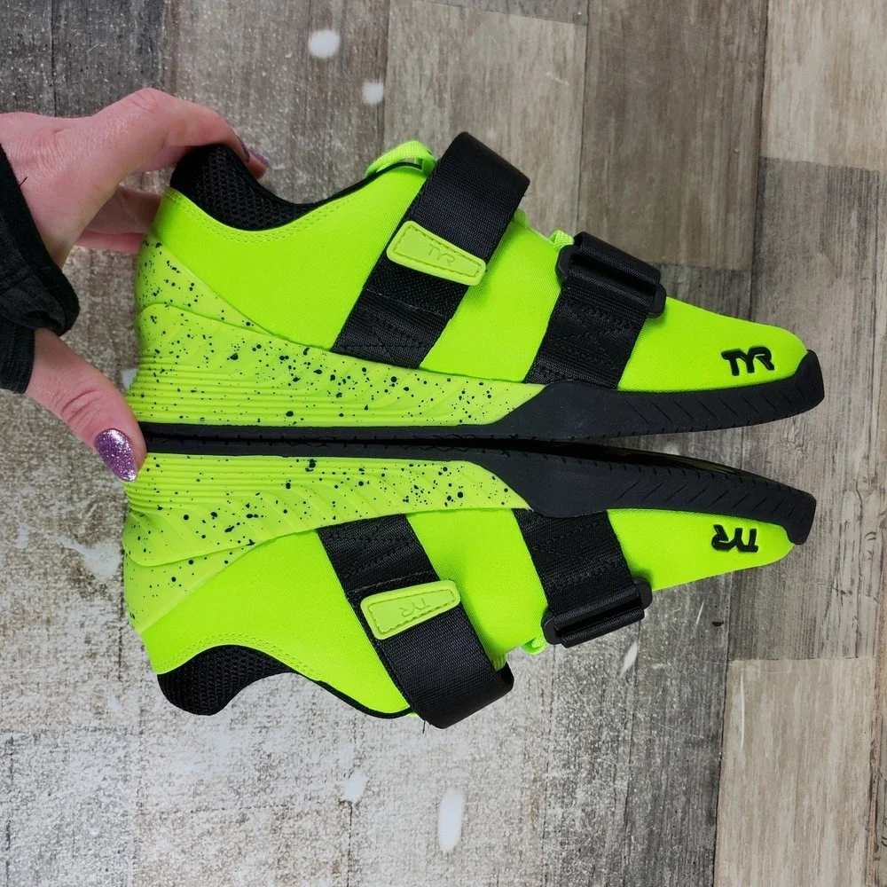 TYR L-1 Lifter Womens Shoes Sz 6 Athletic Weightlifting Neon‎ Sneakers